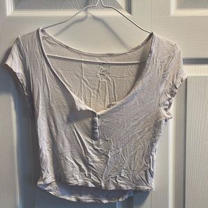 White crop top